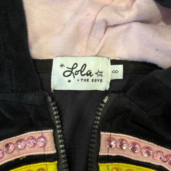 Lola and the boys black velour set! - Picture 5 of 5